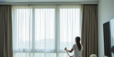 Delicate sheer drape cleaning baulkham-hills-nsw Matty Curtain Cleaning
